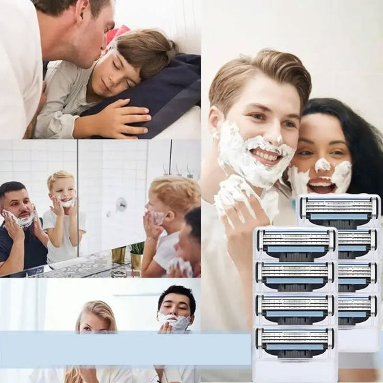 Trelagers manuell rakhyvel för män