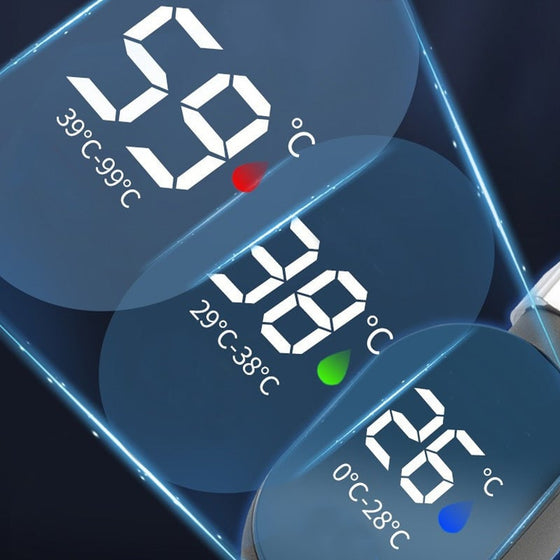 Duschtermometer med LED-skärm