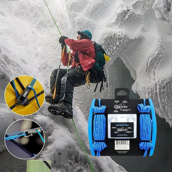 Verktyg för att spänna och sätta fast linor och rep