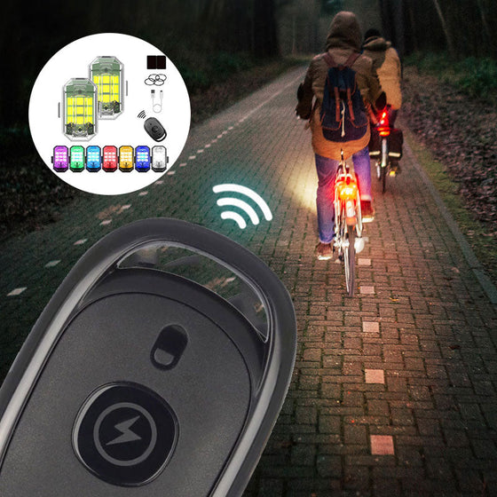 LED-strobelys för motorcyklar och cyklar