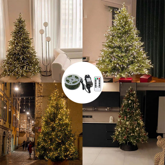 Fjärrstyrt julgransljusband