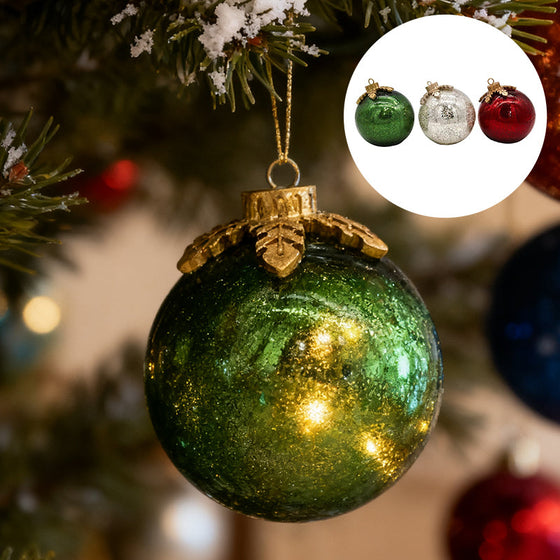 Glasbord Juldekoration