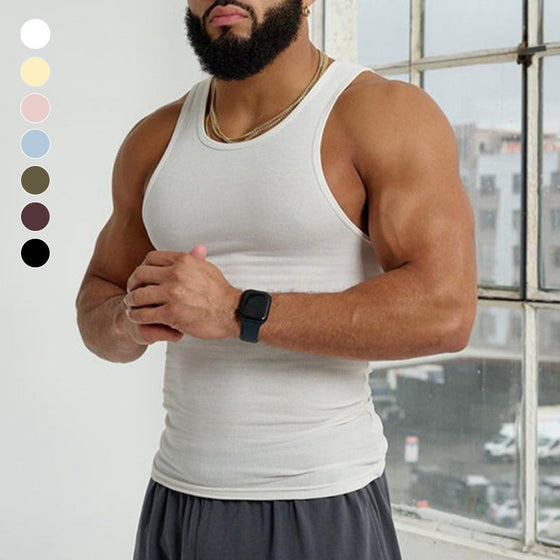 Ärmlös T-shirt för män