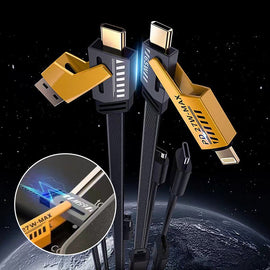 4 i 1 PD 65W snabbladdningskabel