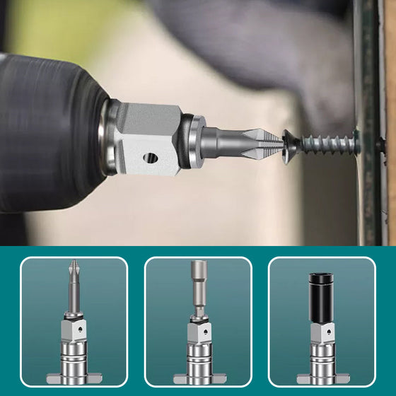 Fyra fyrkantiga hylsaxlar