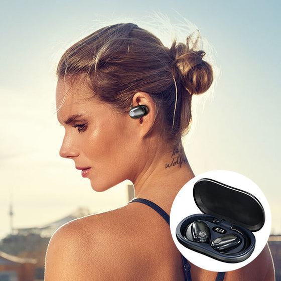 Sportiga Bluetooth-hörlurar med hängande öra