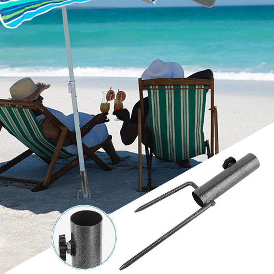 Kraftigt justerbart spiralformigt markankare paraplyhållare