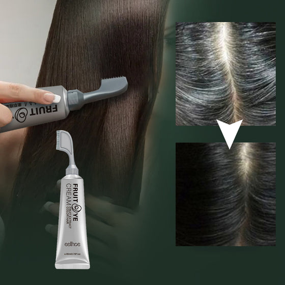 Hårfärgessens med växtextrakt