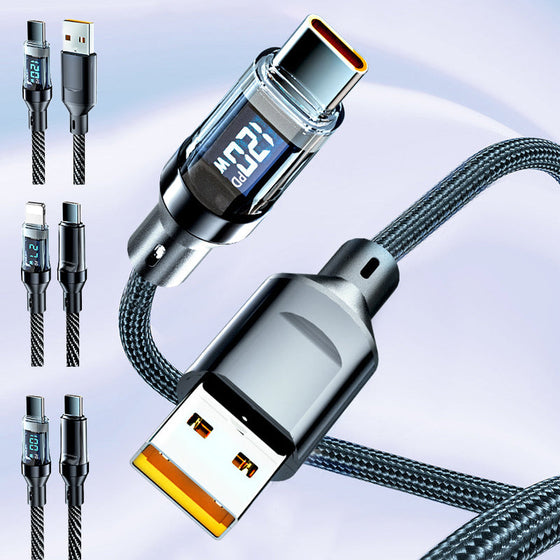 120W Smart Display Snabbladdningskabel