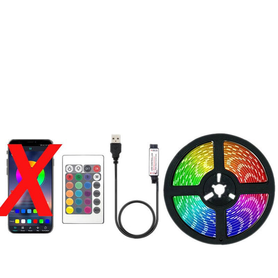 Fjärrkontroll ljusremsa