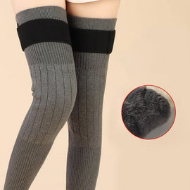 Velvet warm velcro knee pads