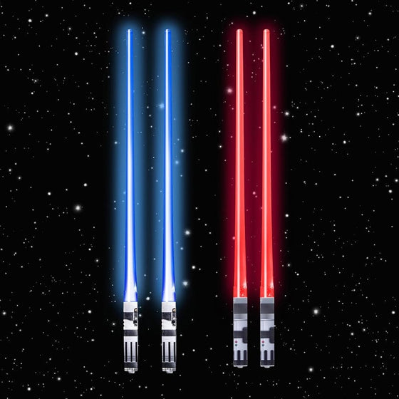 LED 9-färgers lysande ätpinnar