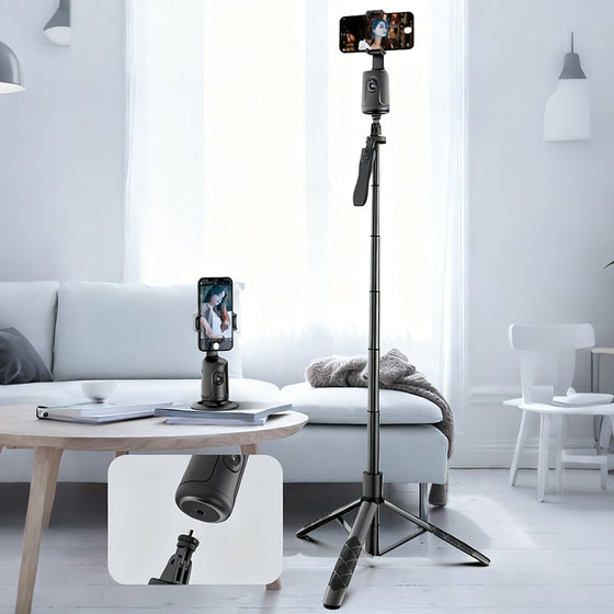 AI-driven helautomatisk telefon-gimbal med spårning