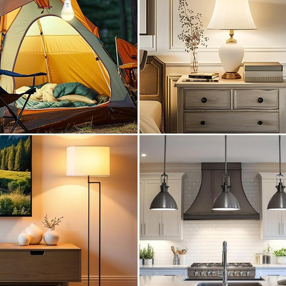 Nödlampa i tre färger