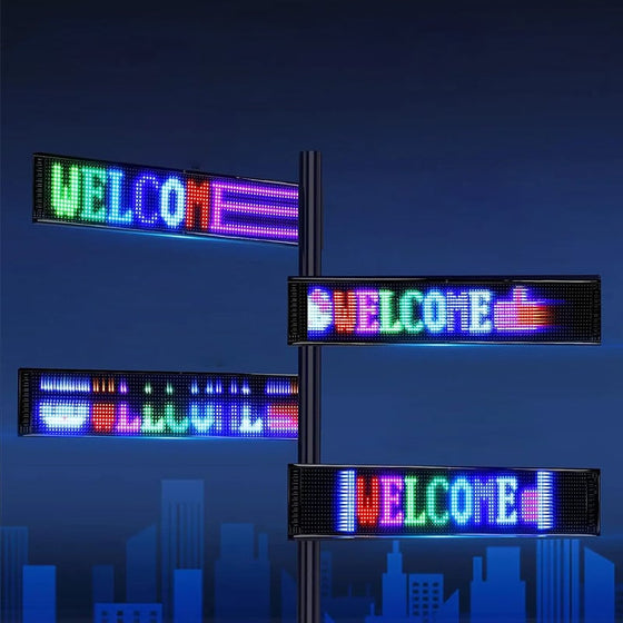 Ultratunn flexibel Bluetooth LED-skärm