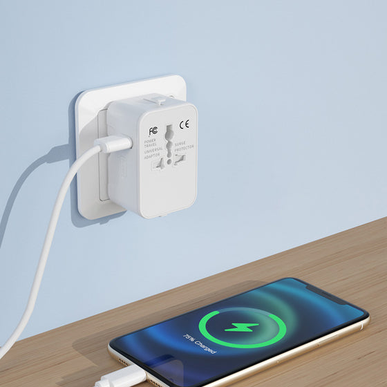 Universell Reseadapter med Dubbla USB-portar