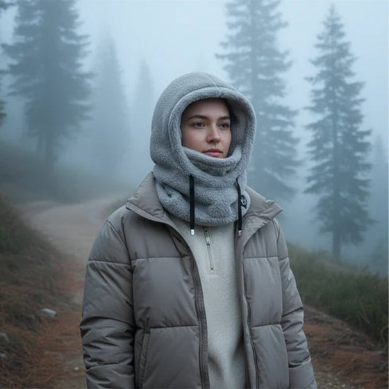 Höst Vinter Allt-i-ett Sammetsförtjockade Vindtäta Hörselkåpor