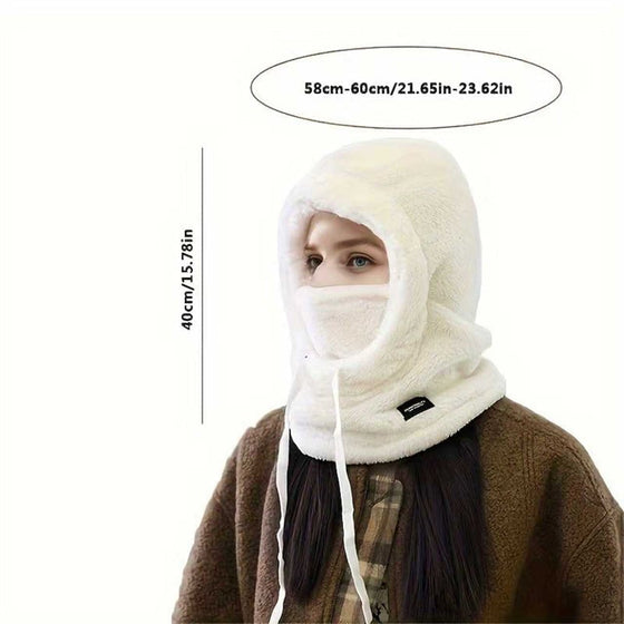 Höst Vinter Allt-i-ett Sammetsförtjockade Vindtäta Hörselkåpor