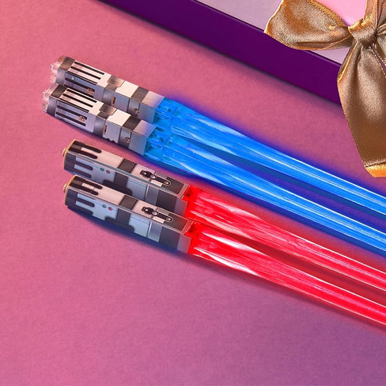 LED 9-färgers lysande ätpinnar