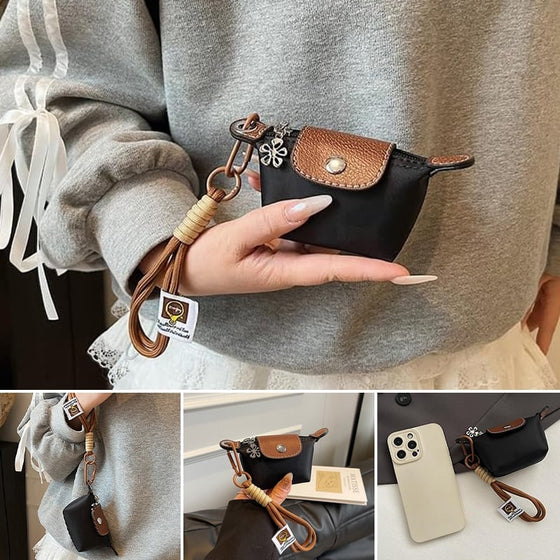 Mini Nylon Dumpling Myntväska