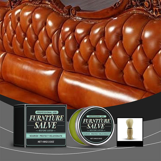 Möbelbalsam för Läder – Polering, Återfuktning & Återställning