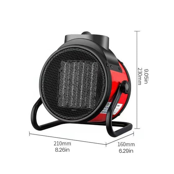 Kraftfull bärbar värmekanon