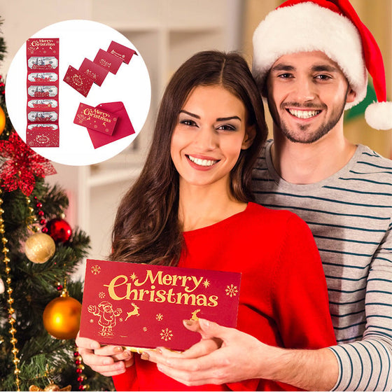 Hopfällbart Julkuvert Med 6 Fack