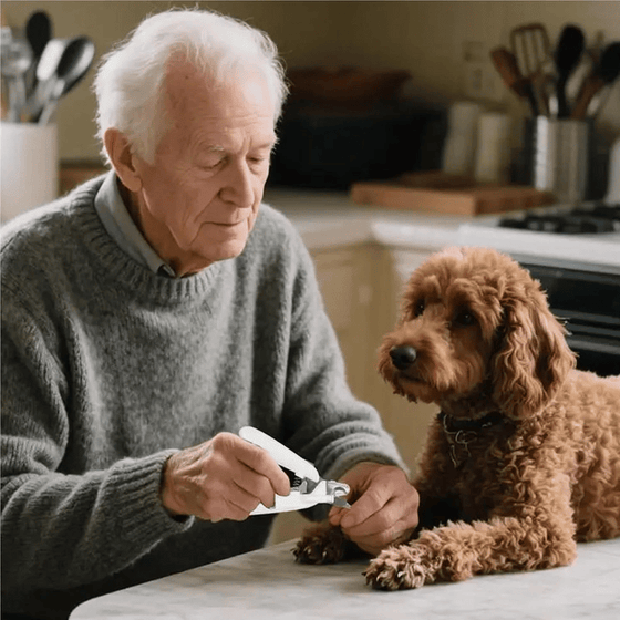 LED-klosax för husdjur med slip