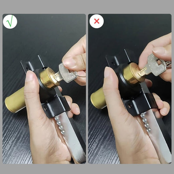 Trädgårdsgrindens Fjäderlås