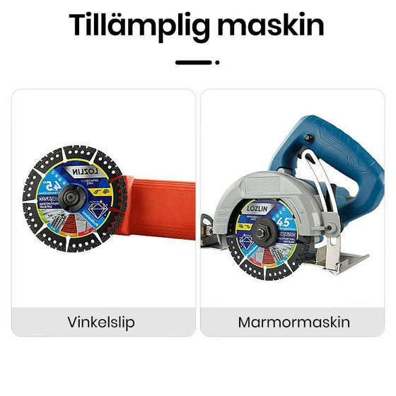 Diamant multifunktionella sågblad