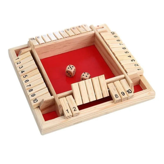 Shut The Box-spel – roligt matematiskt bords- och sällskapsspel för vuxna och barn