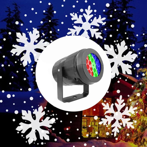 Julprojektionsmönsterlampa