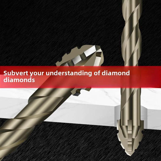 Fyra blad serrerat excentriskt borr