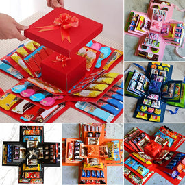 Tom explosionspresentlåda för överraskningar