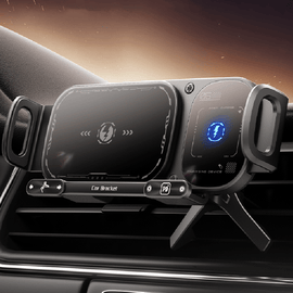 Trådlös Laddningsstation Med Roterande Mobilhållare För Bil