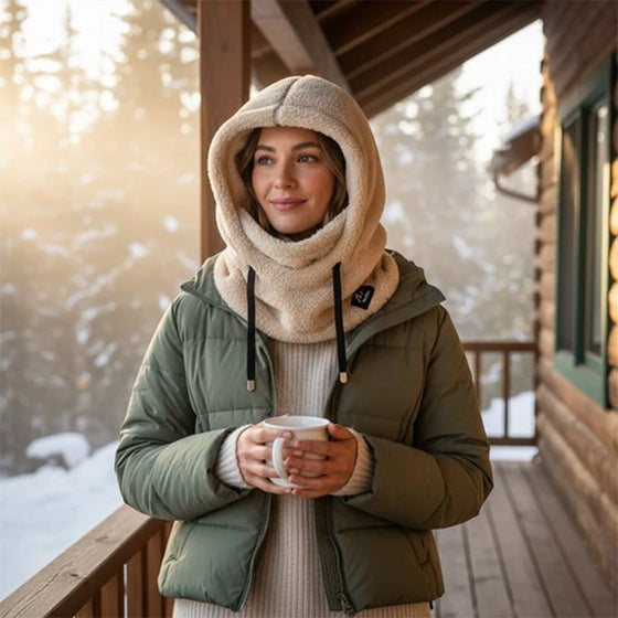 Höst Vinter Allt-i-ett Sammetsförtjockade Vindtäta Hörselkåpor