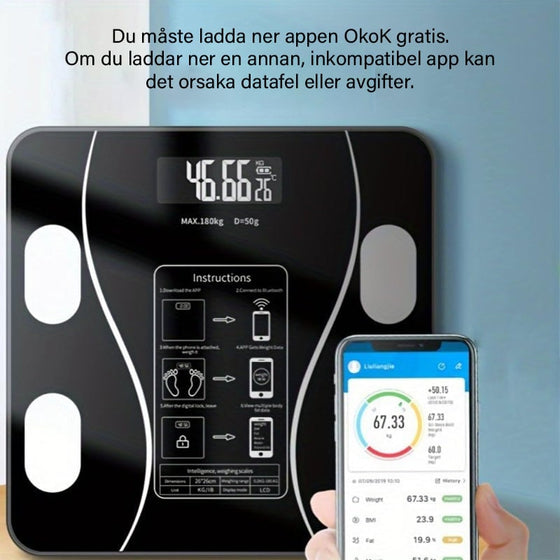 Smart kroppsfettskala
