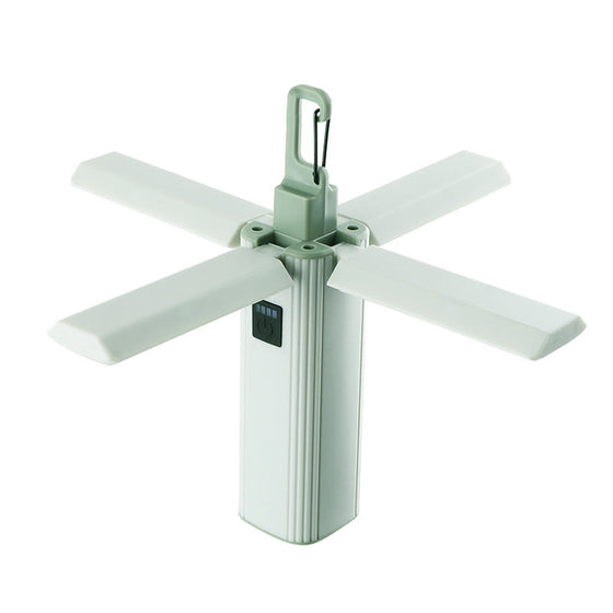 Fyrblads vikbar campinglampa