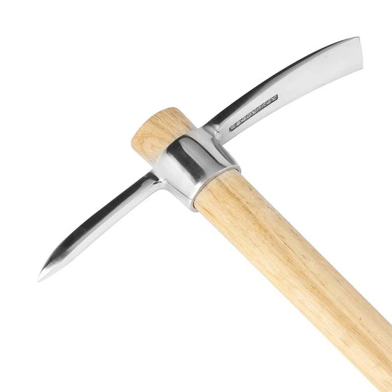 Dubbelhuvad hacka i rostfritt stål