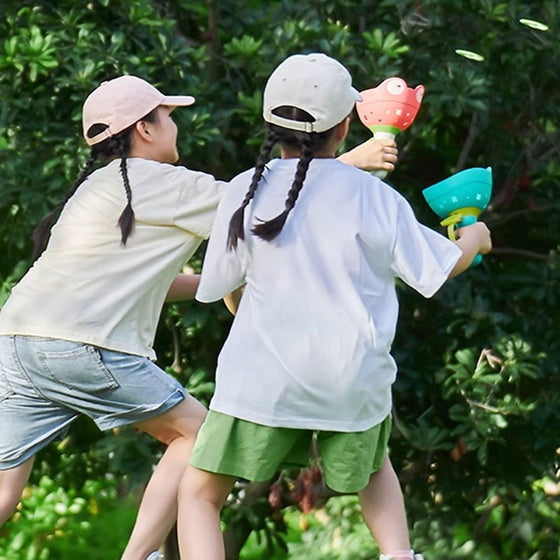 Utomhuskatapult handhållen flygande tefat med dragsnöre