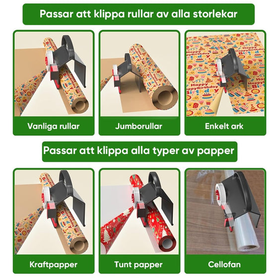Pappersklippare och dispenser-set