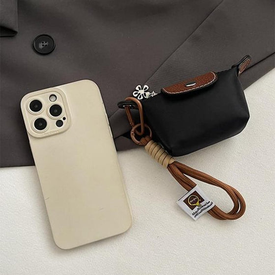 Mini Nylon Dumpling Myntväska