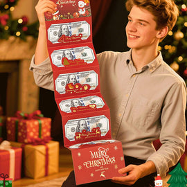 Hopfällbart Julkuvert Med 6 Fack