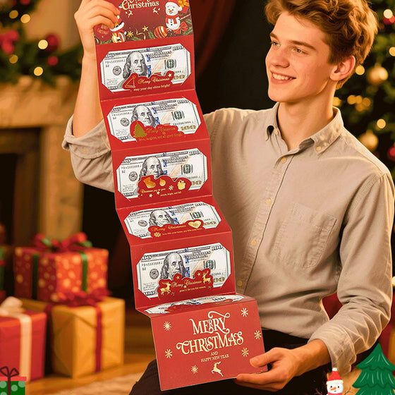 Hopfällbart Julkuvert Med 6 Fack