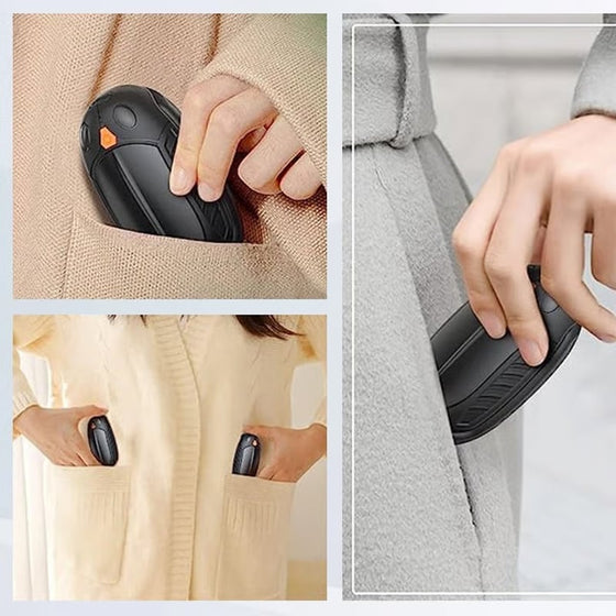 2-i-1 Bärbara Handvärmare