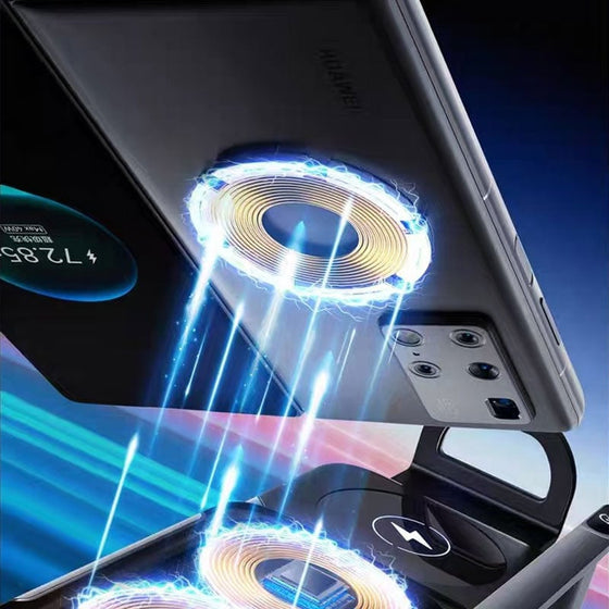 Vikbar bilhållare för mobiltelefon