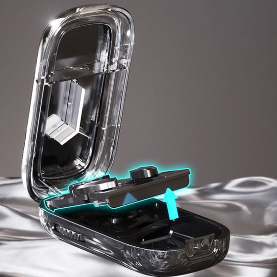 💊 Bärbar pillerskärare och organisatör