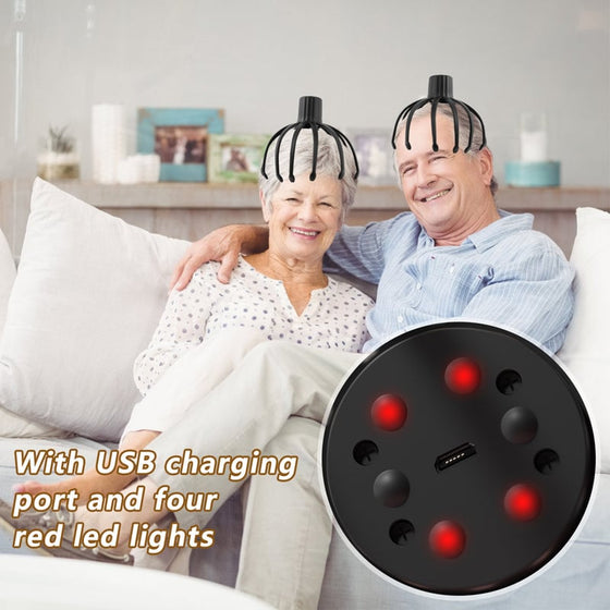 Bläckfisk Huvudmassager