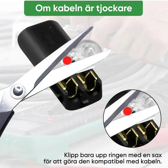 LED-remsanslutningskontakt med låsspänne