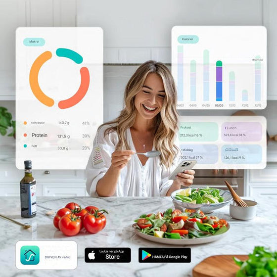 Smart Köksvåg för Noggrann Matmätning